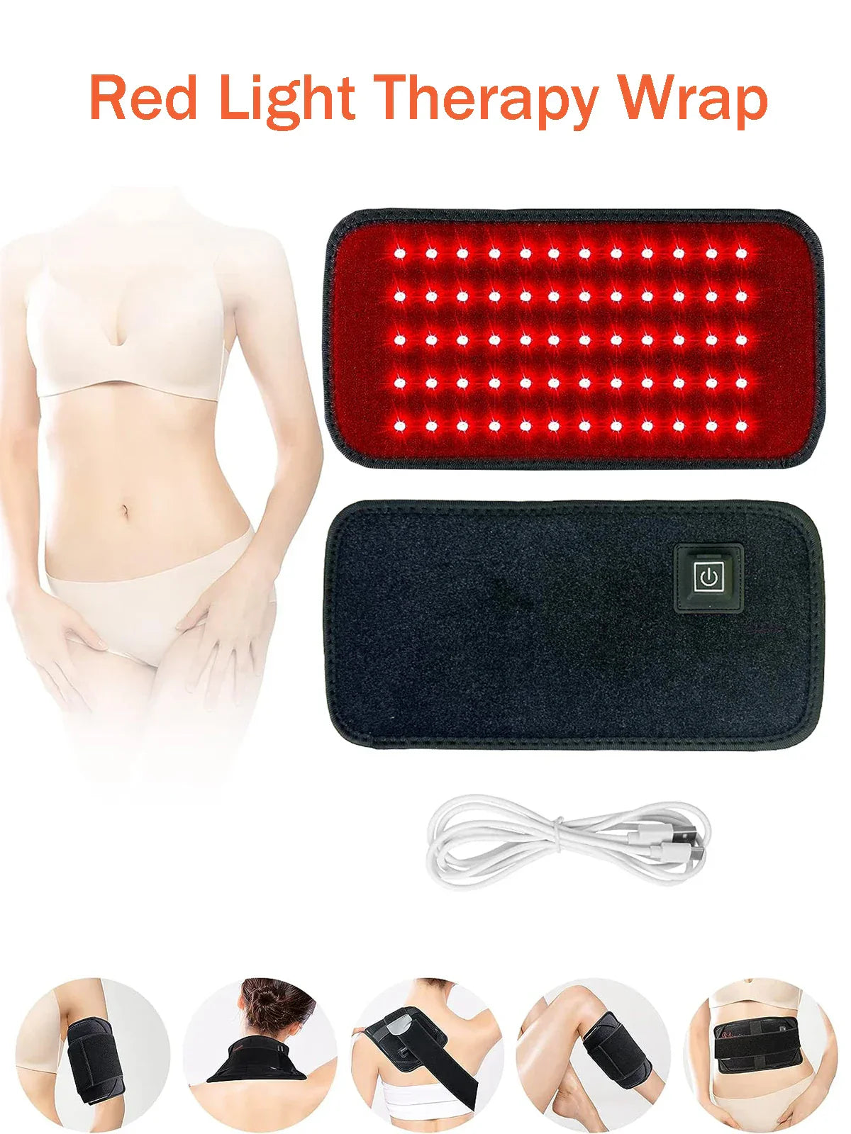60 LEDs Red&Infrared Light Therapy Belt