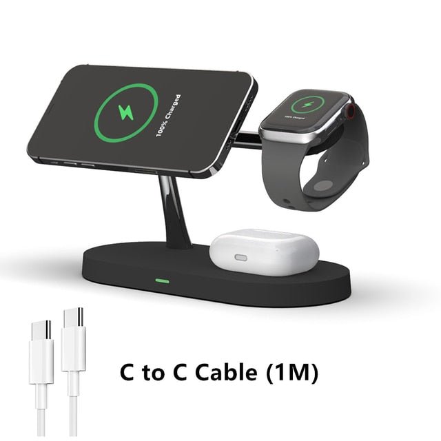 3-in-1 Wireless Magsafe Charger Stand - Unique Empire Gifts Store