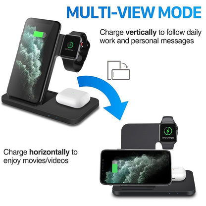 3in1 Wireless Fast Charger Dock Station - Unique Empire Gifts Store