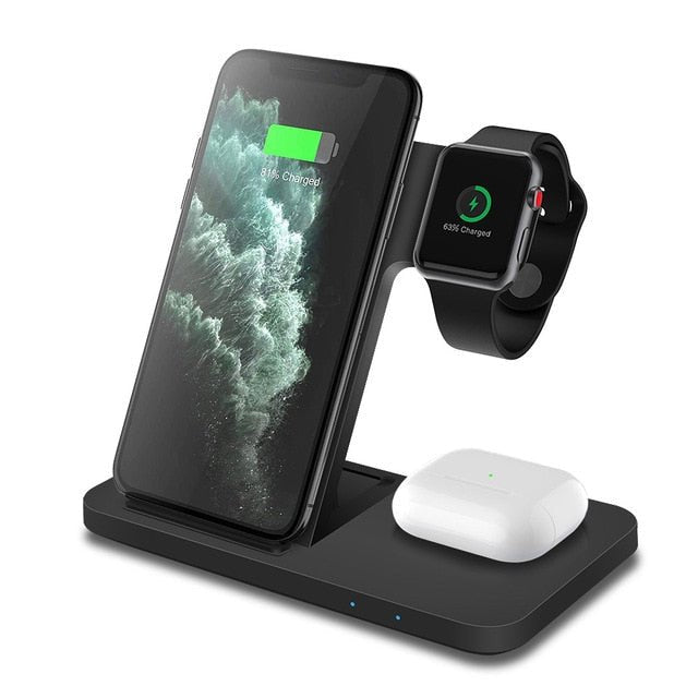 3in1 Wireless Fast Charger Dock Station - Unique Empire Gifts Store