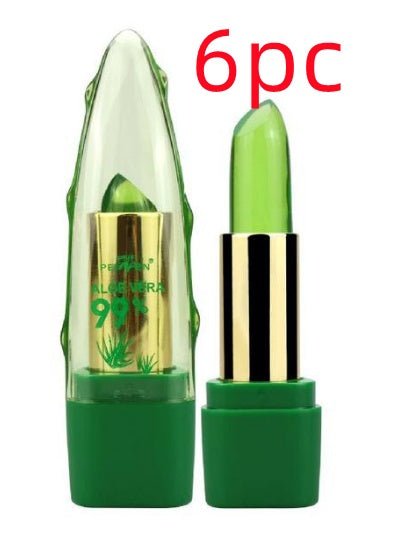 Aloe Vera Gel Color Changing Lipstick Gloss Moisturizer Anti - drying Desalination Fine - grain Lip Blam Care - Unique Empire Gifts Store