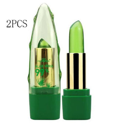 Aloe Vera Gel Color Changing Lipstick Gloss Moisturizer Anti - drying Desalination Fine - grain Lip Blam Care - Unique Empire Gifts Store