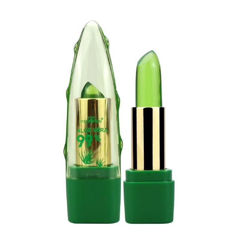 Aloe Vera Gel Color Changing Lipstick Gloss Moisturizer Anti - drying Desalination Fine - grain Lip Blam Care - Unique Empire Gifts Store