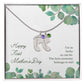 Baby Feet with Birthstones Necklace - First Mother's Day - Unique Empire Gifts Store