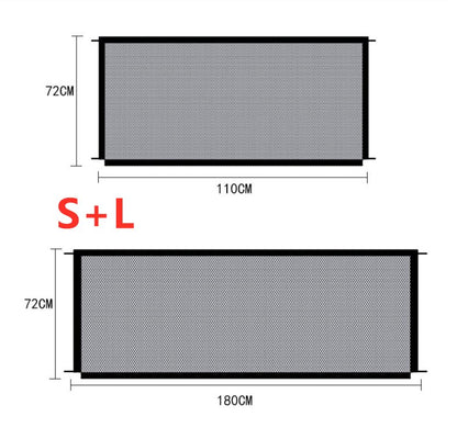 Black Foldable Protection Pet Safety Gate - Unique Empire Gifts Store