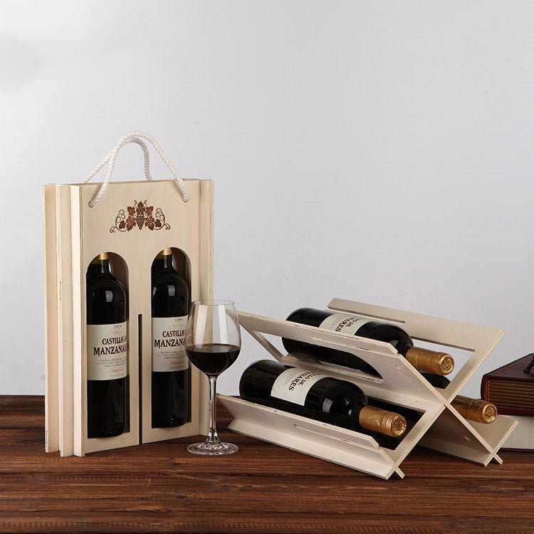 Creative Wine Rack Wine 2 Red Wine Boxes - Unique Empire Gifts Store