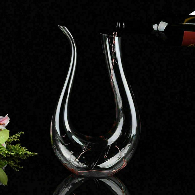 Crystal U-shaped 1500ml Wine Decanter - Unique Empire Gifts Store