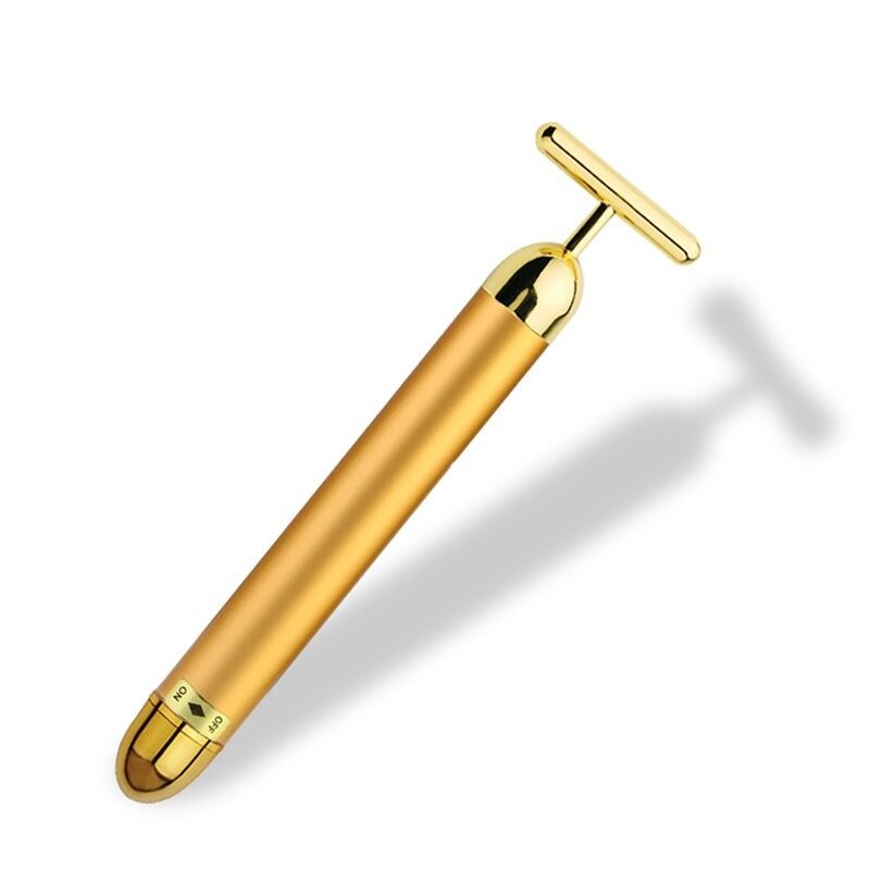 Energy 24K Gold T Beauty Bar Facial Roller Massager - Unique Empire Gifts Store