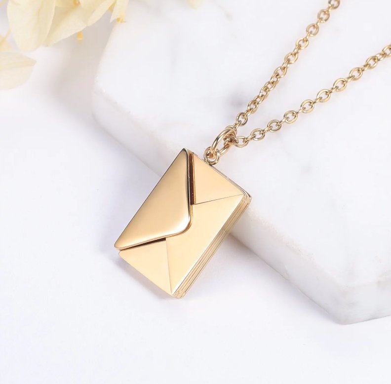 Envelope Necklace - Unique Empire Gifts Store