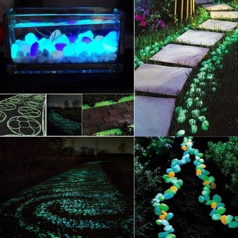 Glow in the Dark Garden Pebbles - Unique Empire Gifts Store