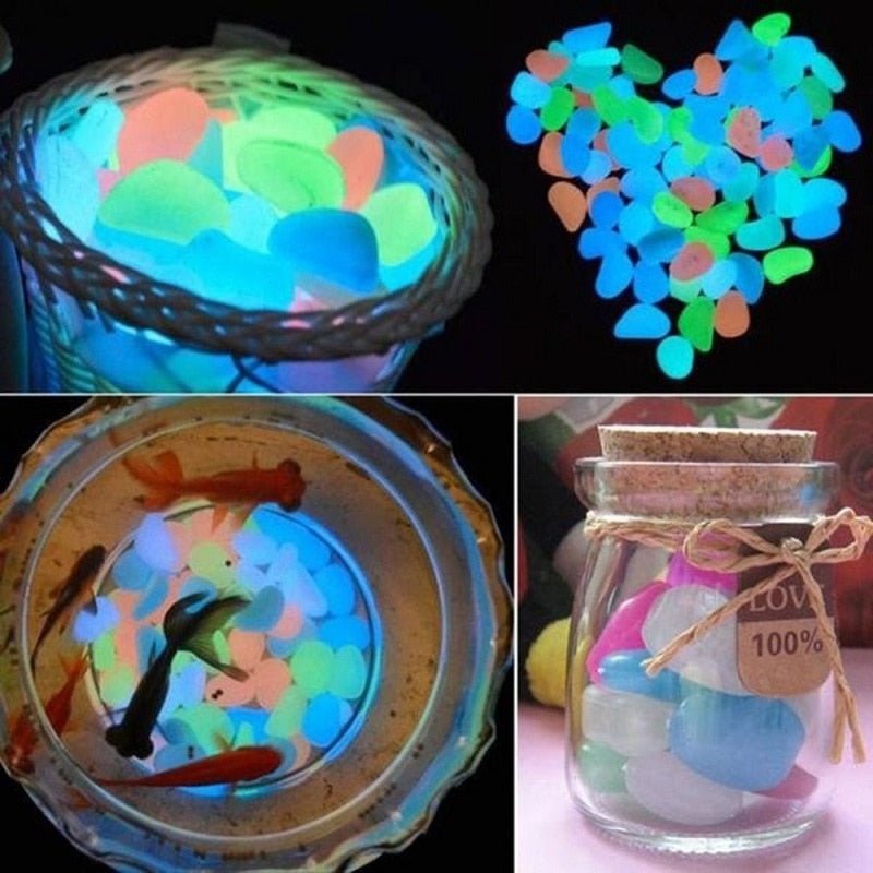 Glow in the Dark Garden Pebbles - Unique Empire Gifts Store