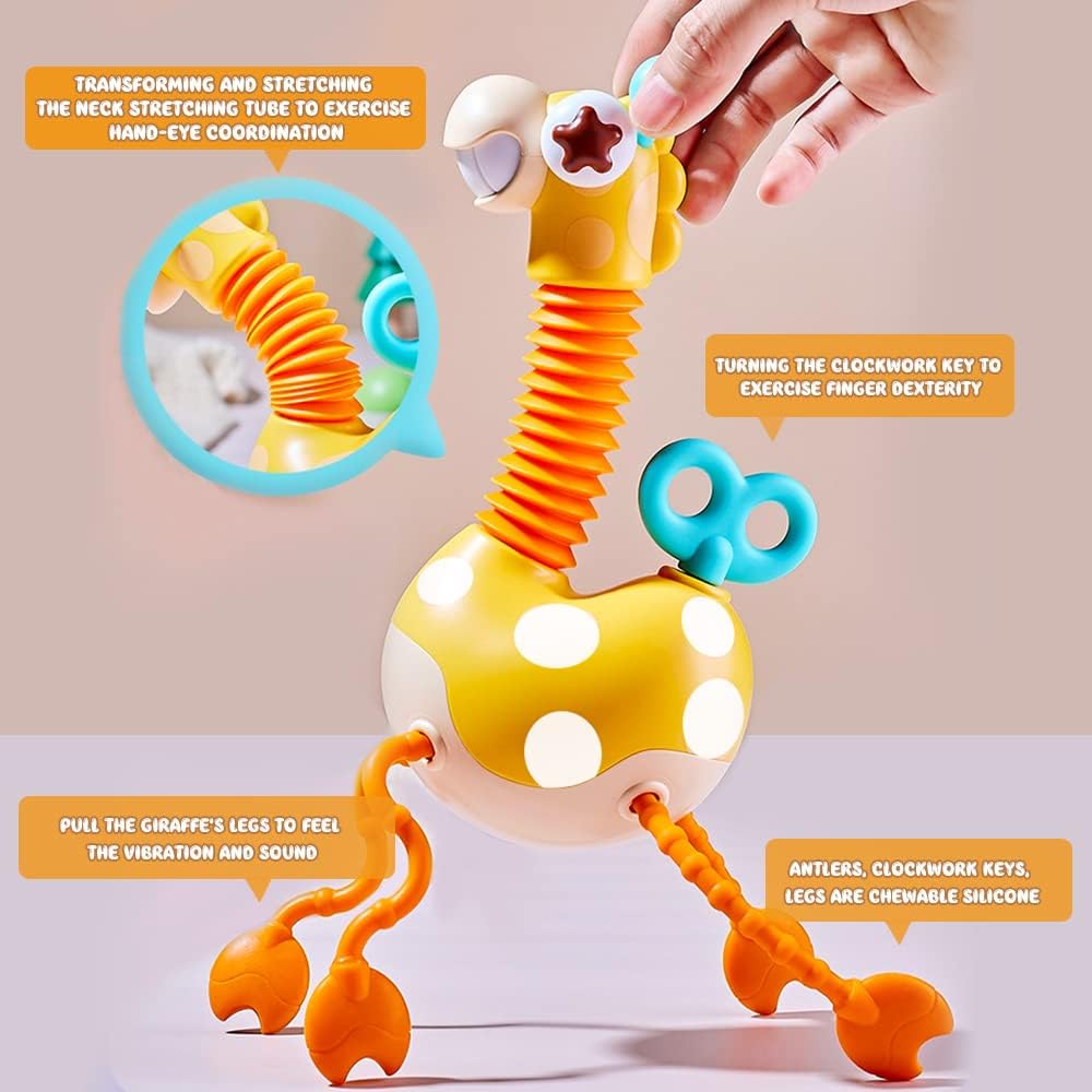 Montessori Giraffe Sensory Toy