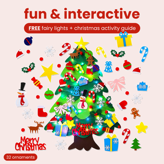 Interactive Felt Christmas Tree Kit