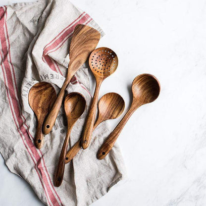 Timeless Teak Kitchen Set