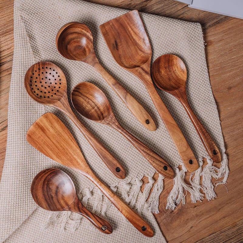 Timeless Teak Kitchen Set