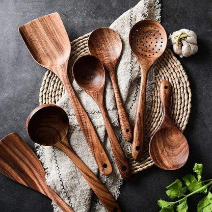 Timeless Teak Kitchen Set