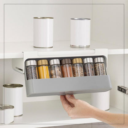 Kitchen Self-Adhesive Wall-Mounted Spice Organizer - Unique Empire Gifts Store