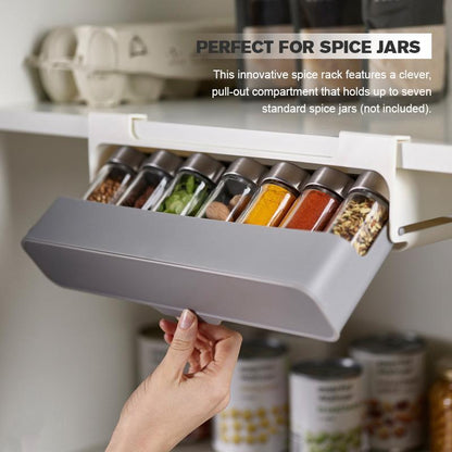 Kitchen Self-Adhesive Wall-Mounted Spice Organizer - Unique Empire Gifts Store