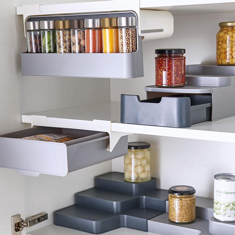 Kitchen Self-Adhesive Wall-Mounted Spice Organizer - Unique Empire Gifts Store