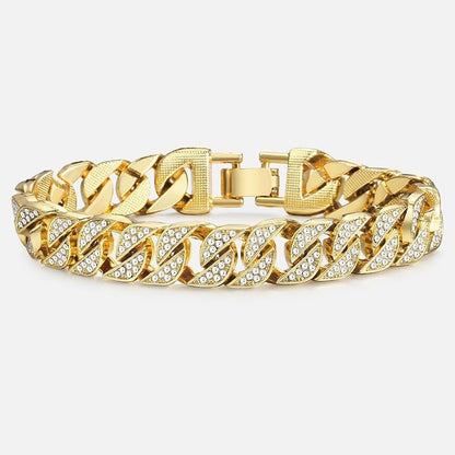 Miami Gold Curb Cuban Bracelet - Unique Empire Gifts Store