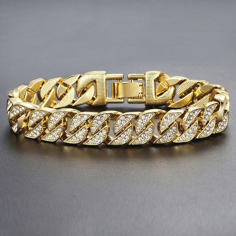 Miami Gold Curb Cuban Bracelet - Unique Empire Gifts Store