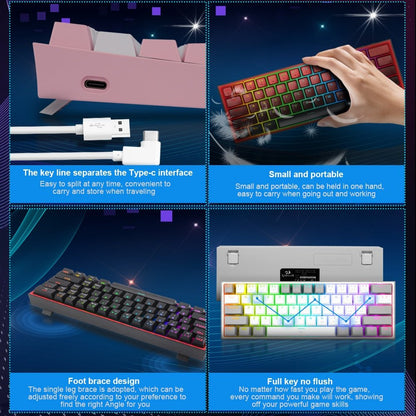 Mini Mechanical Gaming Wired Keyboard - Unique Empire Gifts Store