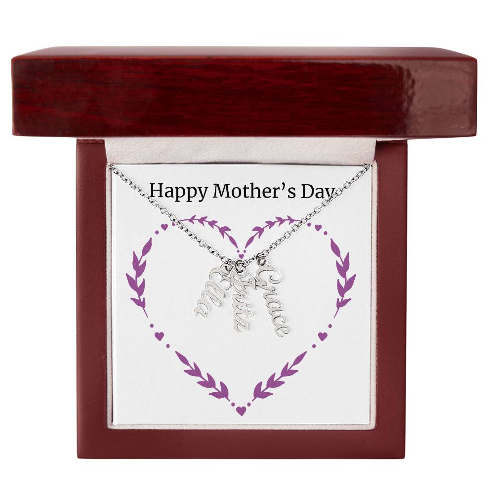 Multi Name Necklace - Happy Mother's Day - Unique Empire Gifts Store