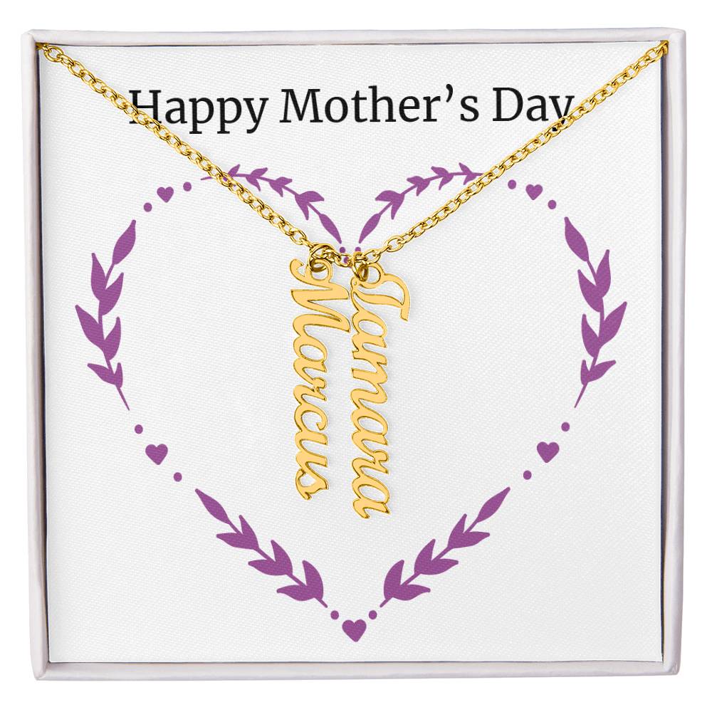 Multi Name Necklace - Happy Mother's Day - Unique Empire Gifts Store