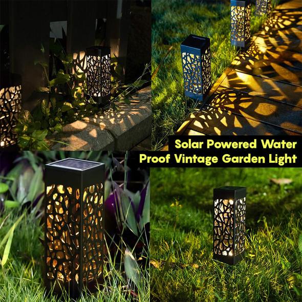 Solar Powered Waterproof Vintage Garden Light - Unique Empire Gifts Store