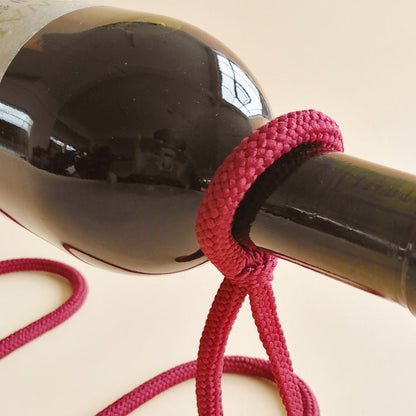 Suspended Rope Wine Bottle - Unique Empire Gifts Store